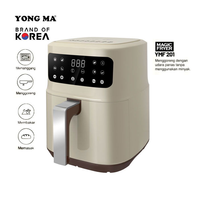 Yong Ma Magic Air Fryer 5L - YMF 201 | YMF201 Ivory